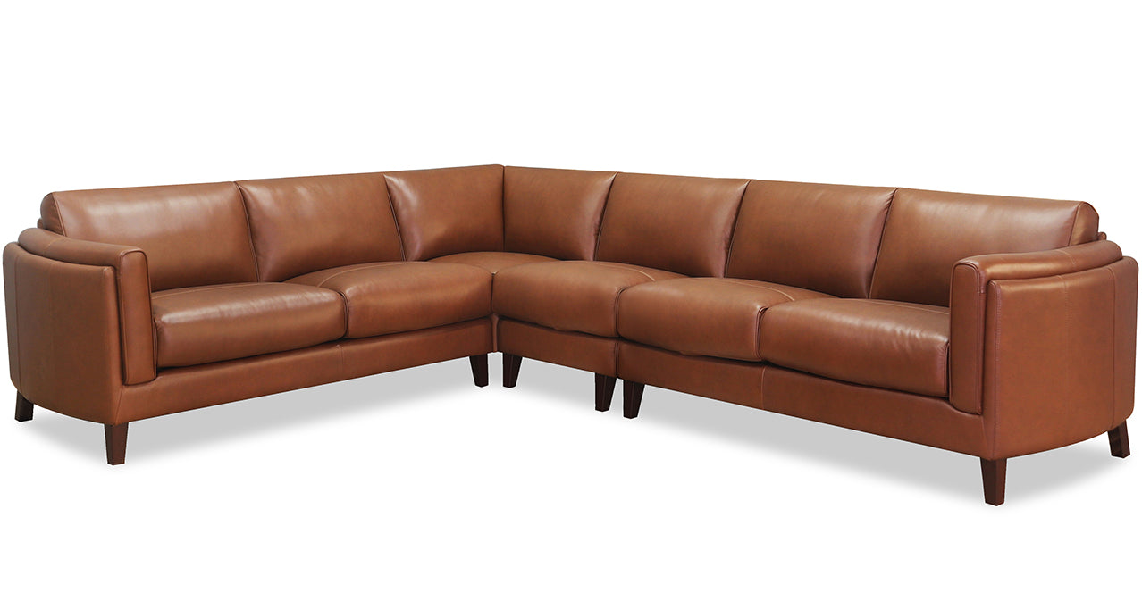 Maui Leather Sectional Collection